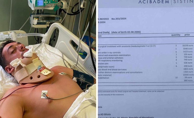 Pësoi aksident të rëndë, kërkohet ndihmë për të riun Blend Dodaj nga Gjakova