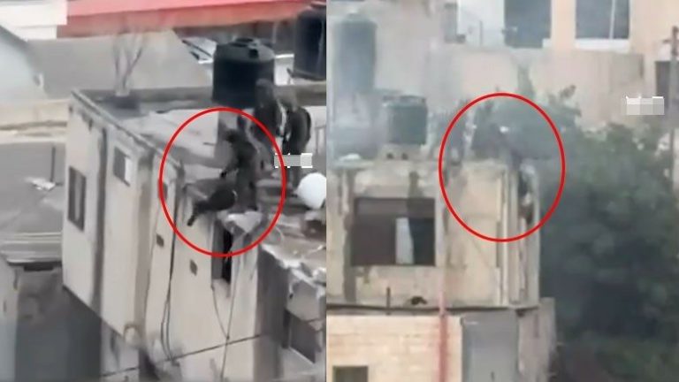 Pamje të rënda: Ushtarët izraelitë hedhin trupat e pajetë të palestinezëve nga ndërtesa
