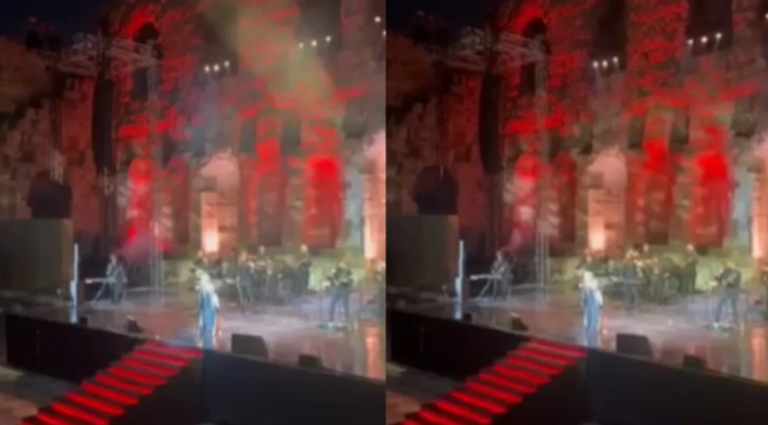 Këngëtarja e njohur humb ndjenjat gjatë performancës (video)