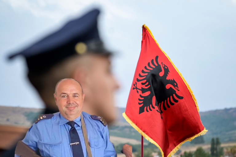 Vendlindja e Afrim Bunjakut vishet me flamurë, në nderim të heroit