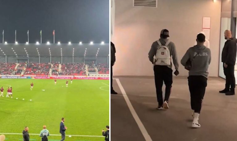 Vërshëllehet futbollisti shqiptar, kështu pritet Granit Xhaka nga tifozët serbë