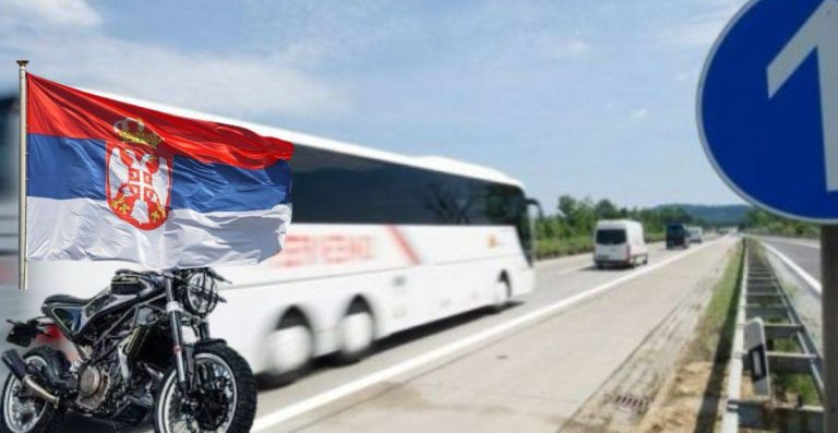 Provokim i rëndë në zemër të Kosovës: Motoçiklistët serbë sfidojnë me flamuj dhe tre gishta!