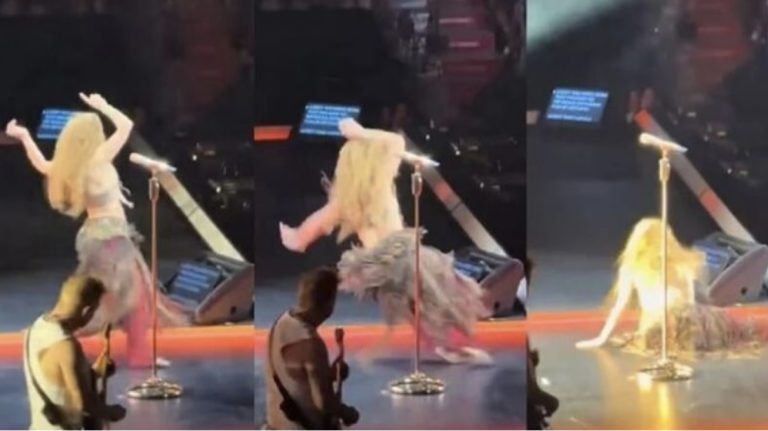 Shakira rrëzohet në skenë, pamjet bëhen virale