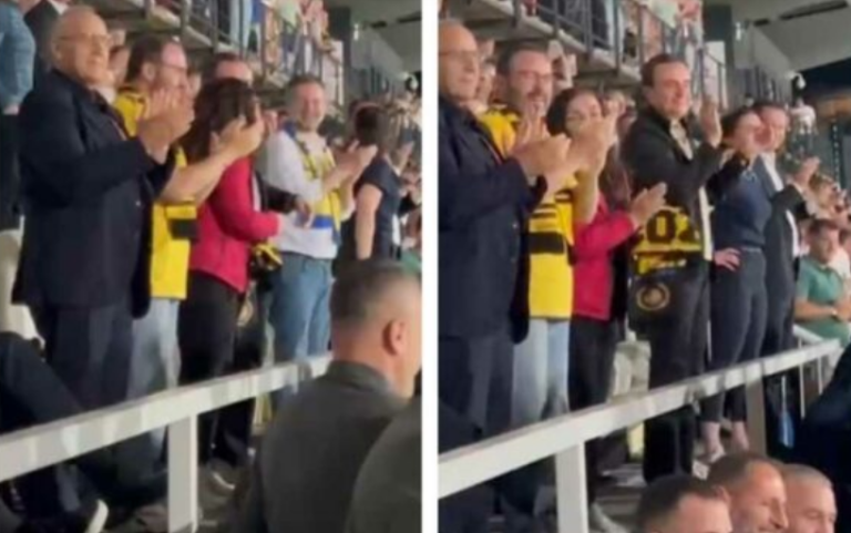 Momenti kur Osmani dhe Kurti përqafohen pas golit të parë të Kosovës ndaj Suedisë