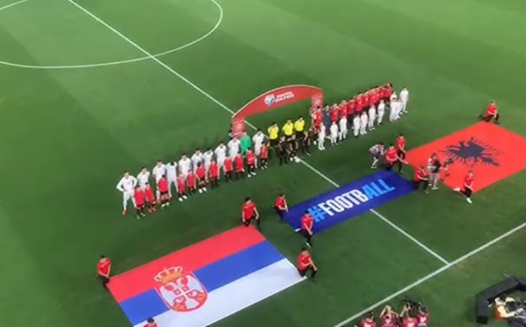 UEFA me vendim të papritur për ndeshjën serbi-Shqipëri