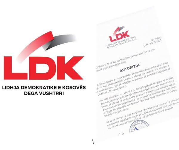 LDK emëron dy koordinatorë në Vushtrri pas dorëheqjes së Xhafer Tahirit