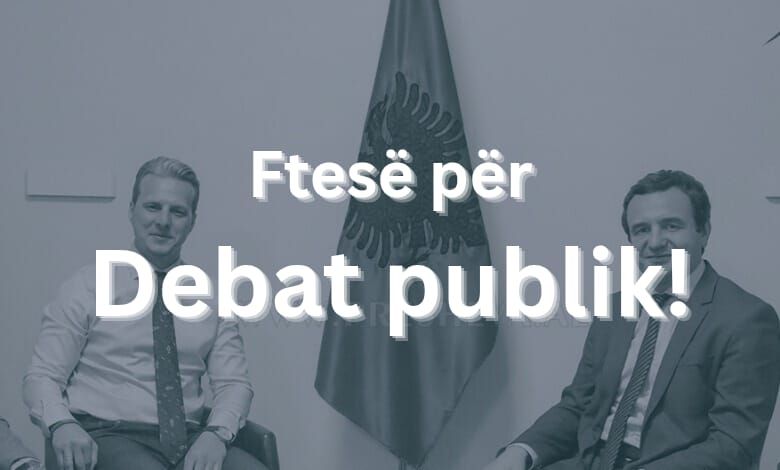 Shqiprim Arifi i bën ftesë publikisht Albin Kurtit: “Baba” juaj të dal në debat me mua ku të dojë dhe kur të dojë