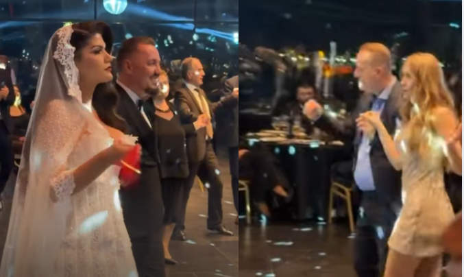 Martesa e Bleros, Tara kërcen në valle në dasmën e babait