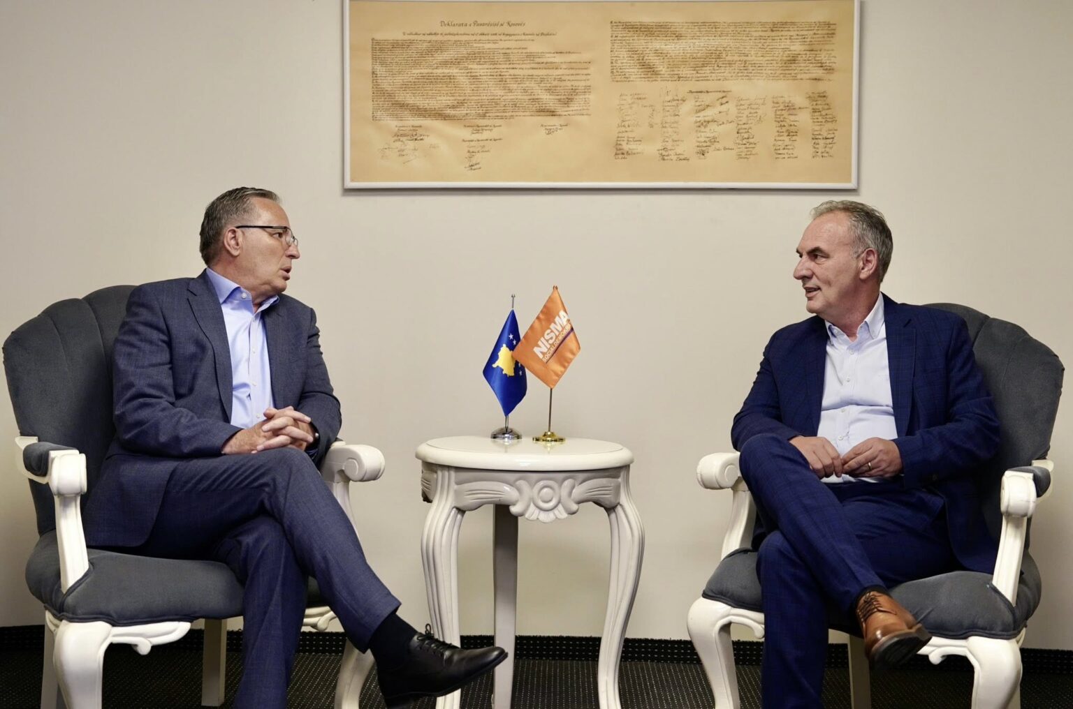 Limaj takohet më Hamzën: NISMA do ta mbështesë PDK-në në zgjedhjet e 7 qershorit
