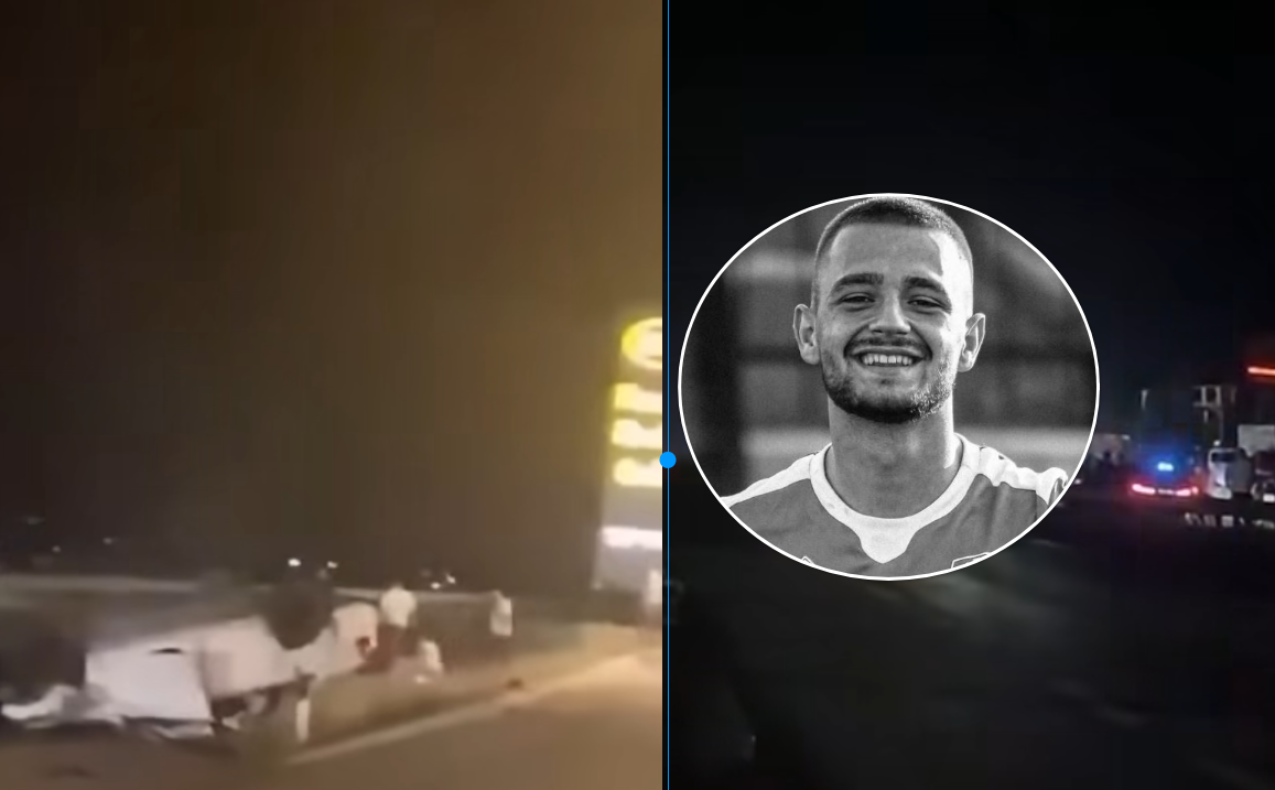 Publikohen pamje nga aksidenti i rëndë ku vdiq në moshë të re futbollisti kosovar