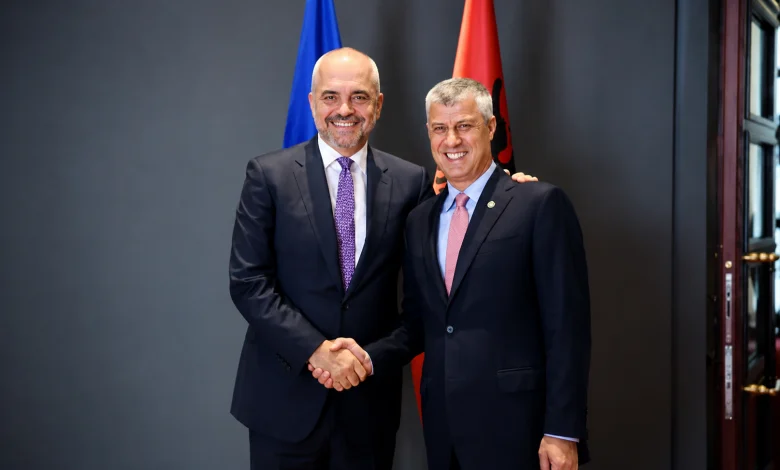 Endrit Thaçi me urim të veçantë për Edi Ramën në ditëlindje