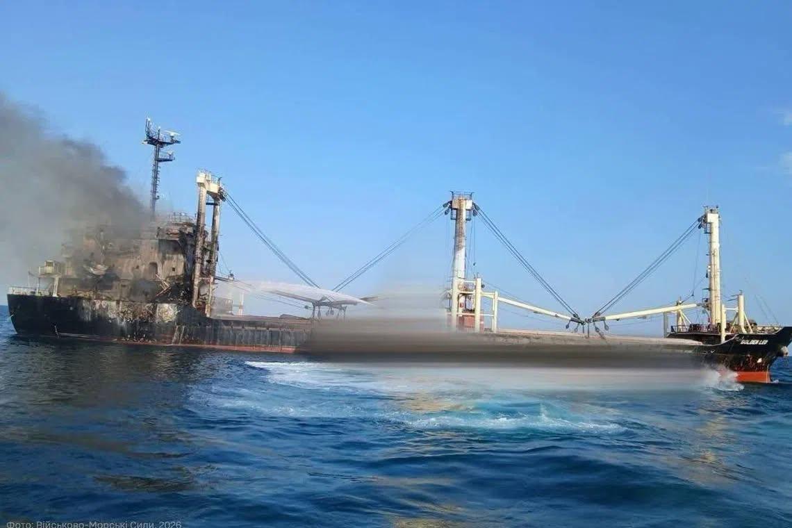 Rusia goďet me raketa anijen turke me grurë në Detin e Zi, pesë marinarë të vr’arë