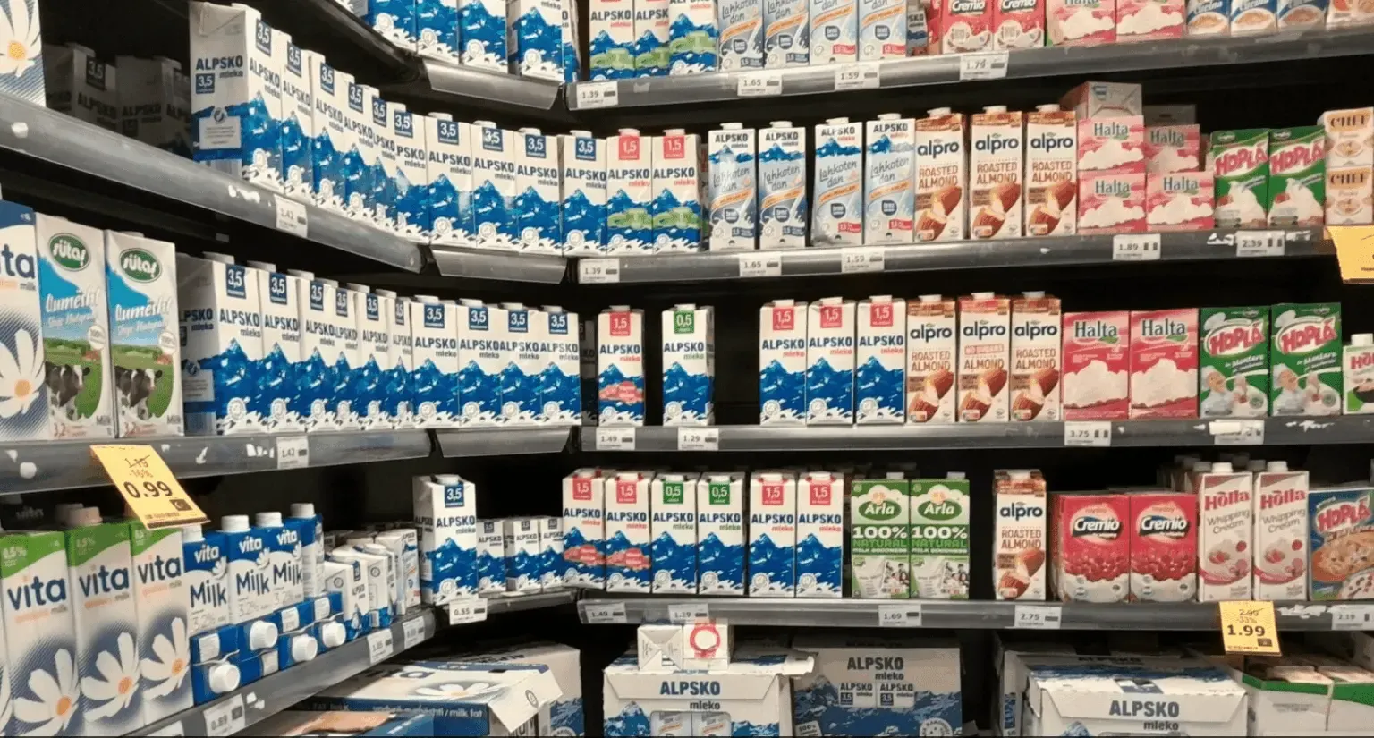 MINTI nis aksionin e kontrolleve për qumështin: Produktet me etiketa të pasakta do të hiqen nga tregu
