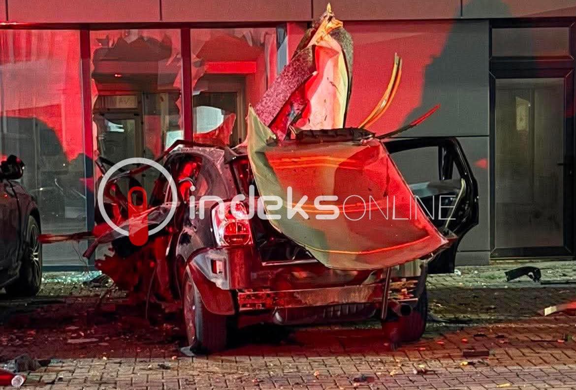 Shpërthen një veturë në Gjilan, dyshohet për një të lënduar rëndë (Video)